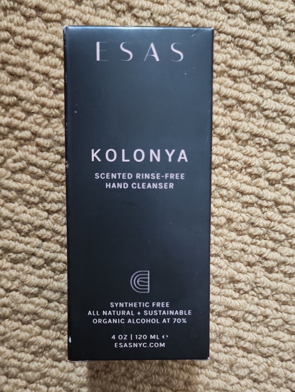 ESAS Kolonya Lavander & Bergmont Scented Rinse-Free Hand Cleanser 4.0 NIB